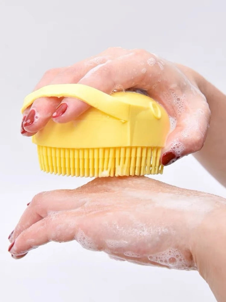 Baby shampoo brush